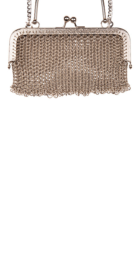 Rectangle Chainmail Crossbody Bag