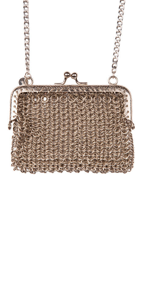 Rectangle Chainmail Crossbody Bag