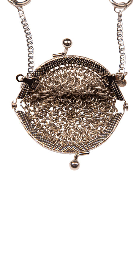 Circle Chainmail Crossbody Bag