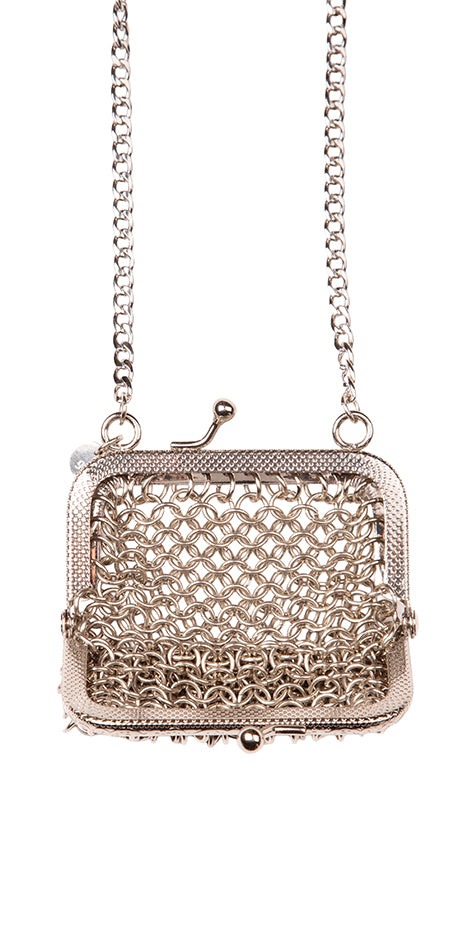Rectangle Chainmail Crossbody Bag