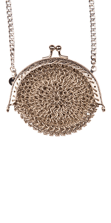 Circle Chainmail Crossbody Bag