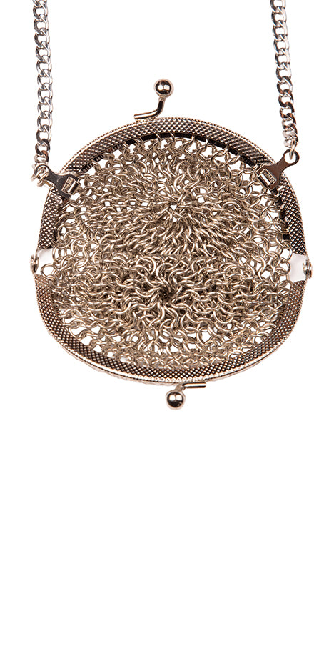 Circle Chainmail Crossbody Bag