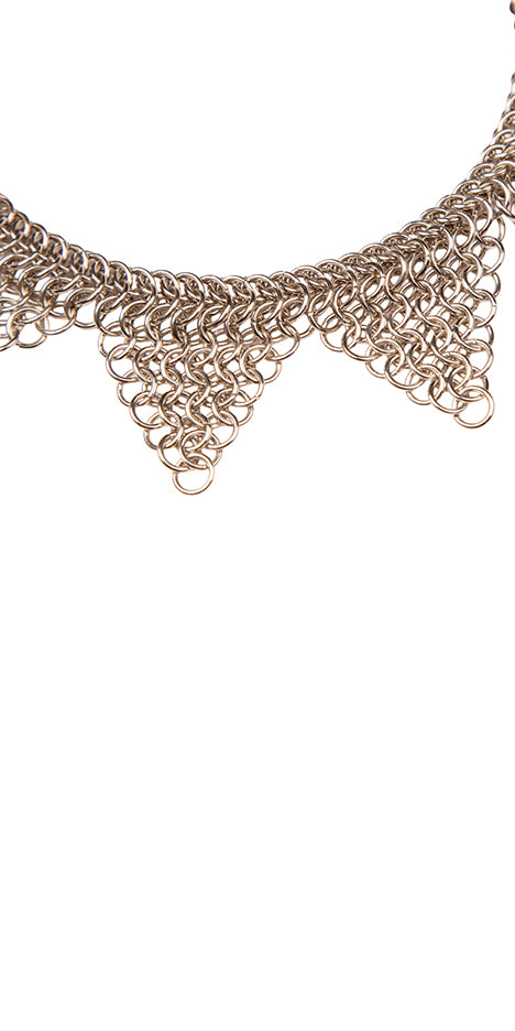 Sun Chainmail Necklace