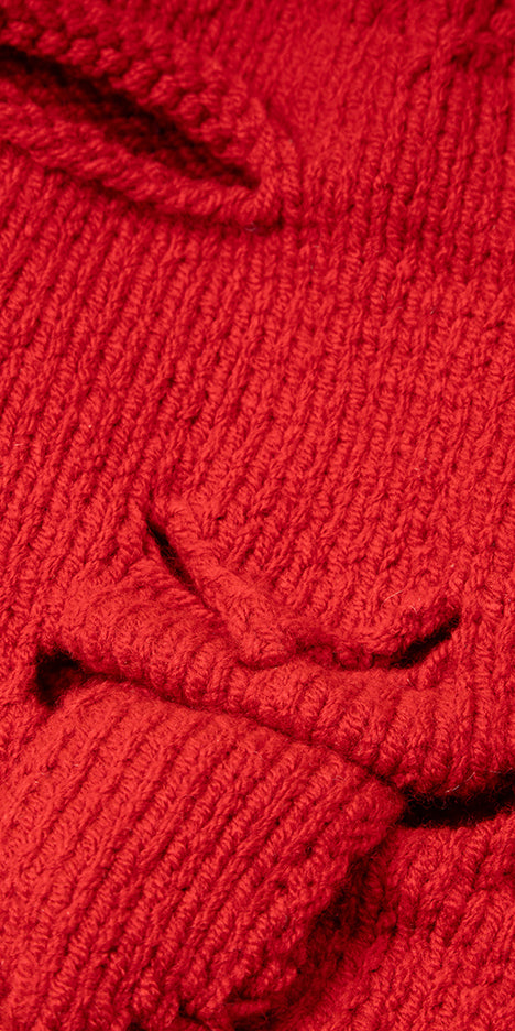 Knitted Balaclava with Horns