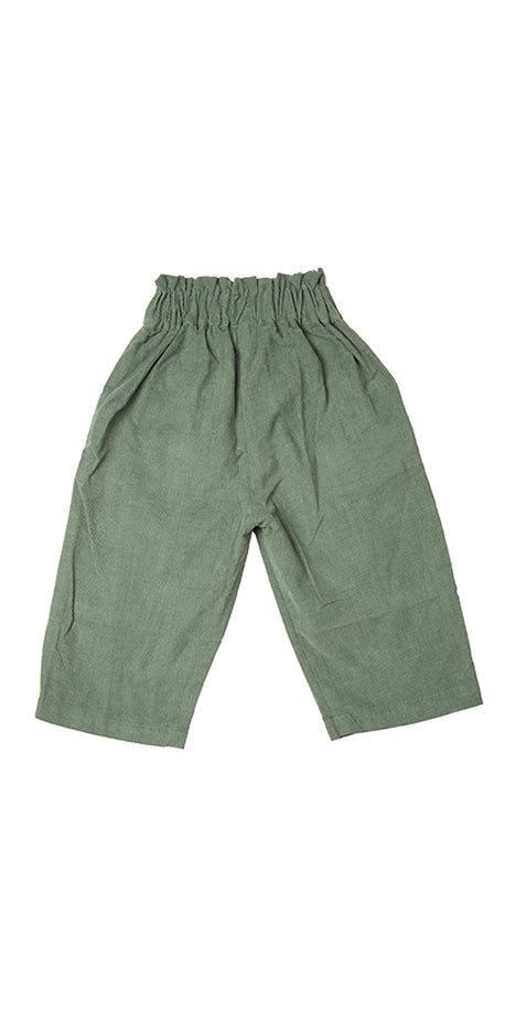 Embroidered Corduroy Pants