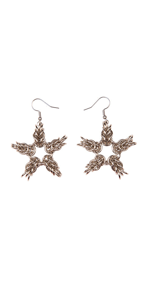 Star Chainmail earings