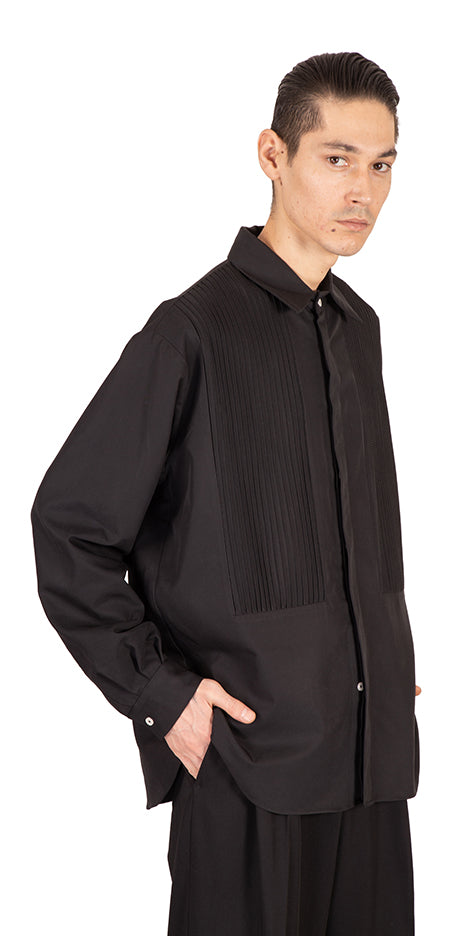 Pleated Panel Shirt