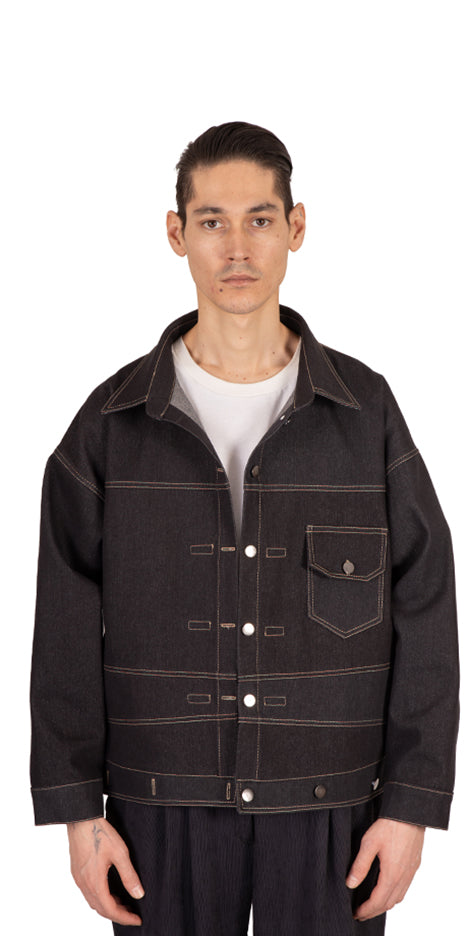 Cactus Arc-Back Denim Jacket