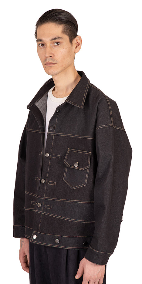 Cactus Arc-Back Denim Jacket