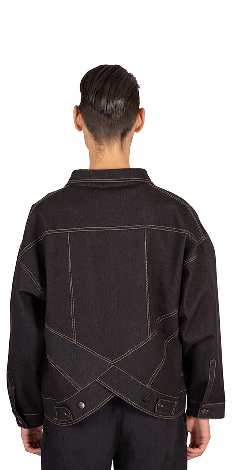 Cactus Arc-Back Denim Jacket