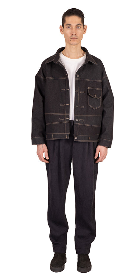 Cactus Arc-Back Denim Jacket