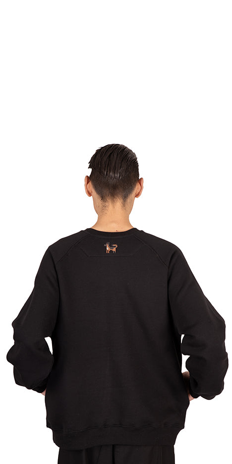 Sheep Flock Embroidered Sweater