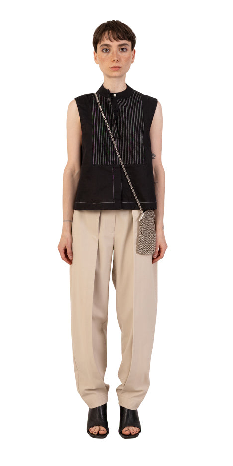 Pleated Panel Top
