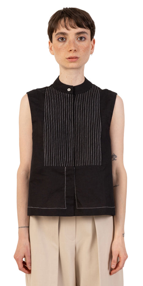 Pleated Panel Top