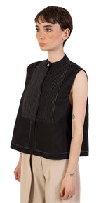 Pleated Panel Top