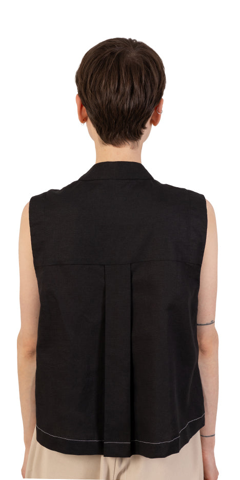 Pleated Panel Top