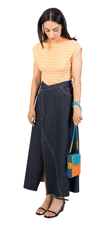 Iris Denim Skirt