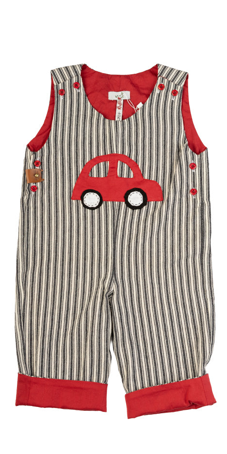 Driver Stripped Jumpsuit
