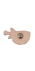 Kissing Fish Hand-Painted Brooch