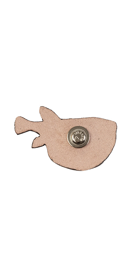 Kissing Fish Hand-Painted Brooch