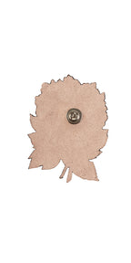 Hot Pink Mum Hand-Painted Brooch