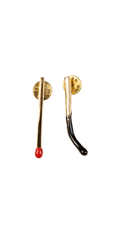 Matchstick Brooch