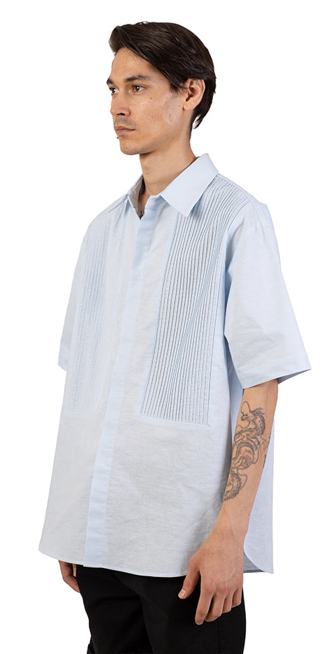 Pleated Linen Shirt