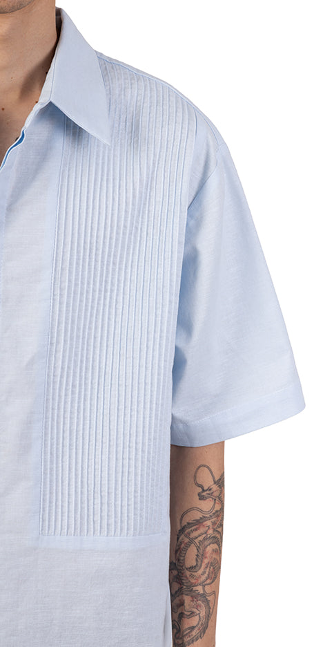 Pleated Linen Shirt