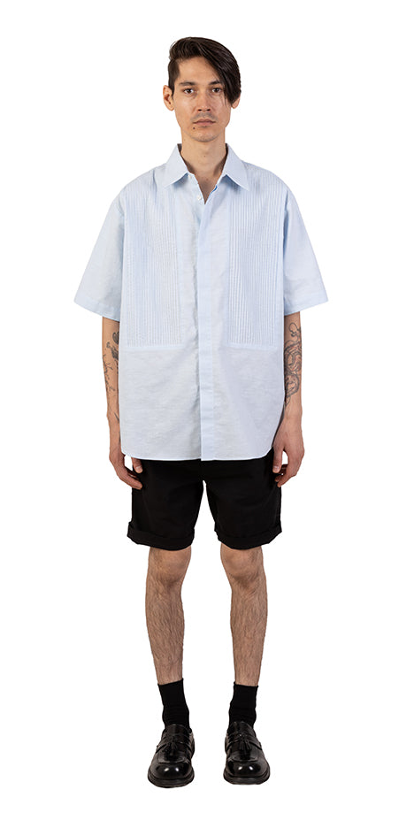 Pleated Linen Shirt
